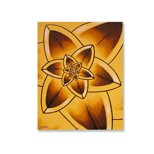 Yellow Bloom Study- 18" x 24" painting